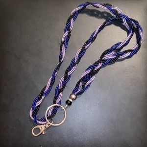 Beaded key chain/ necklace